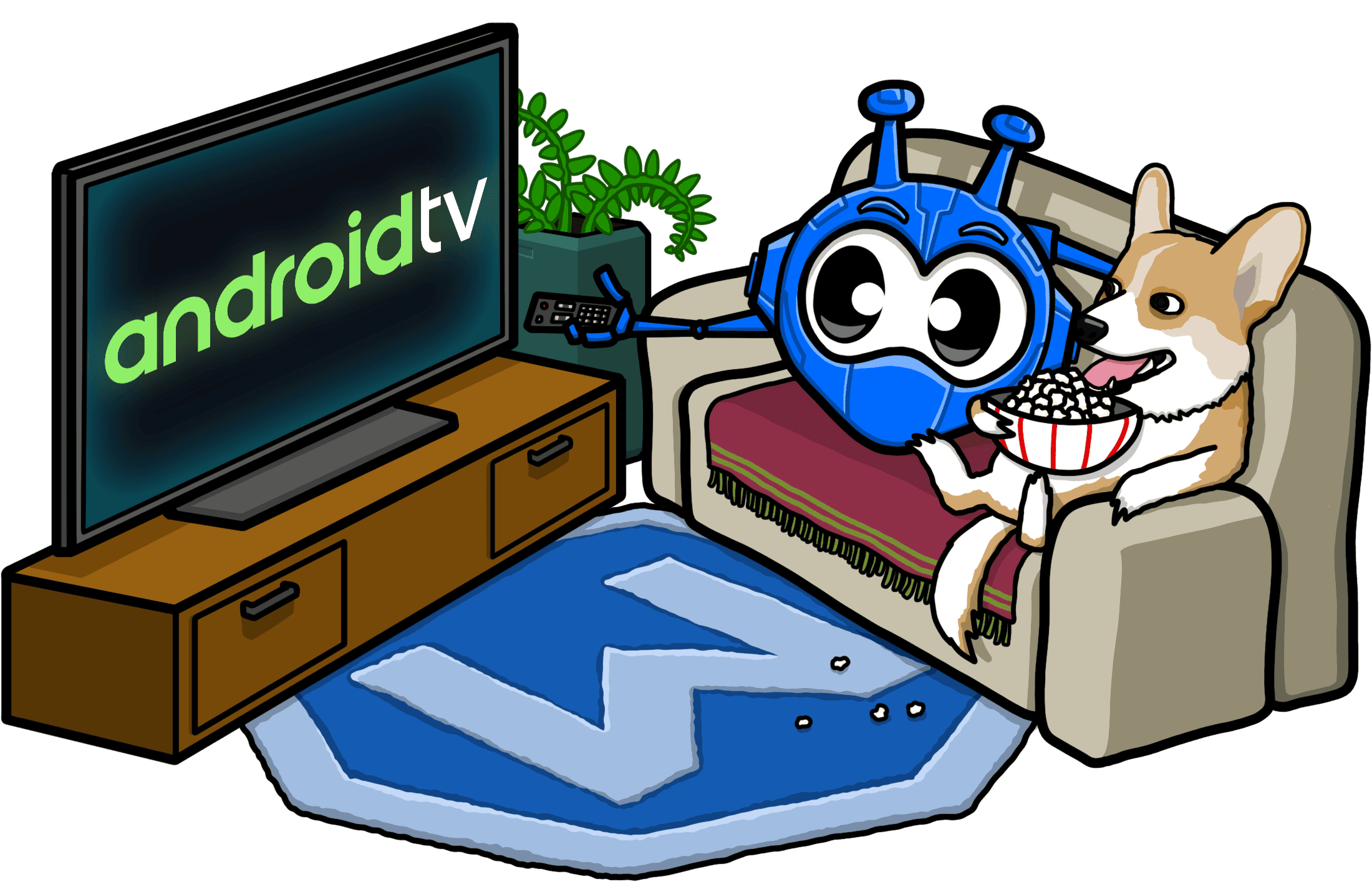 VPN nativa para Android TV. Sin teclear con el control remoto.