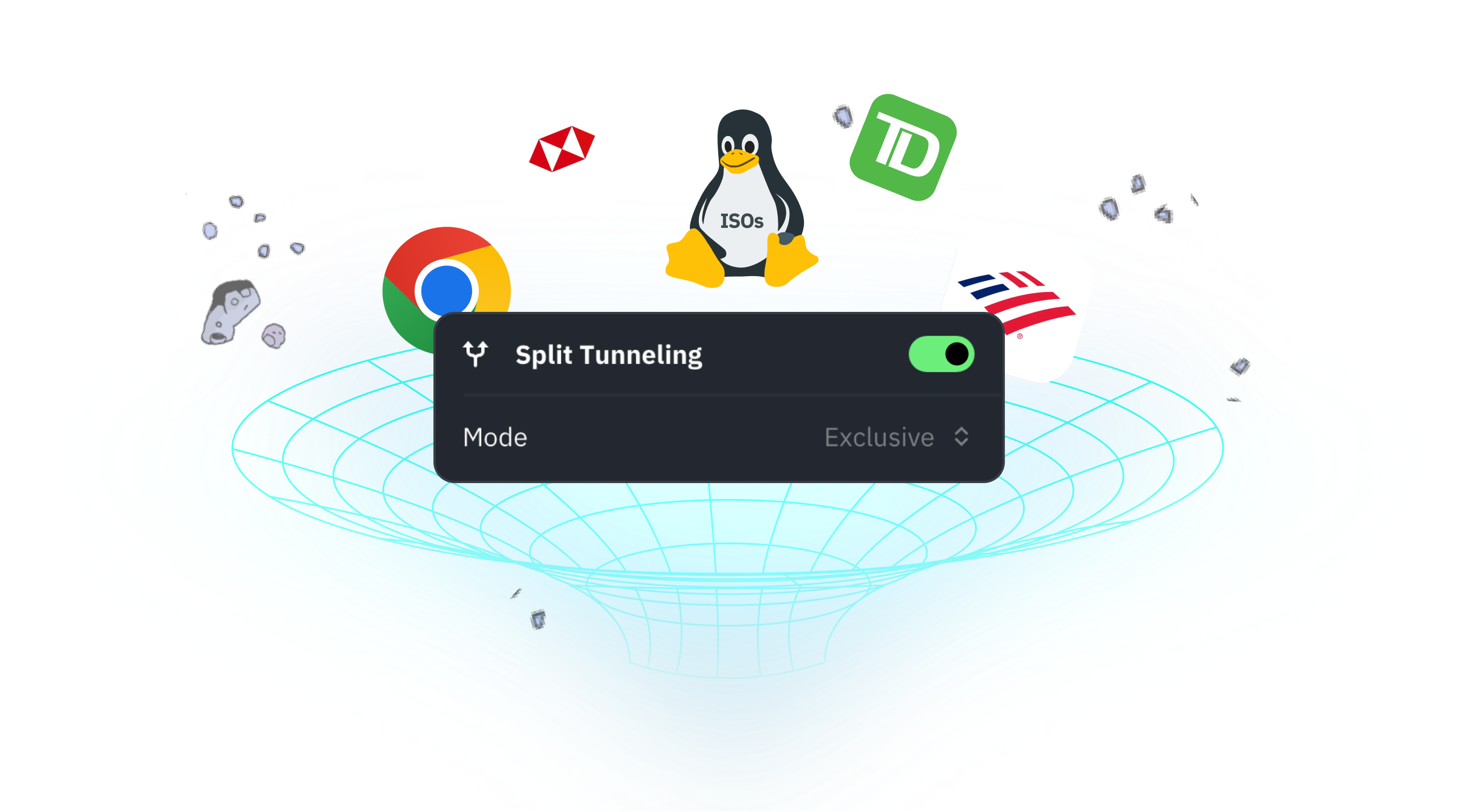 Персональная защита со сплит‑туннелингом